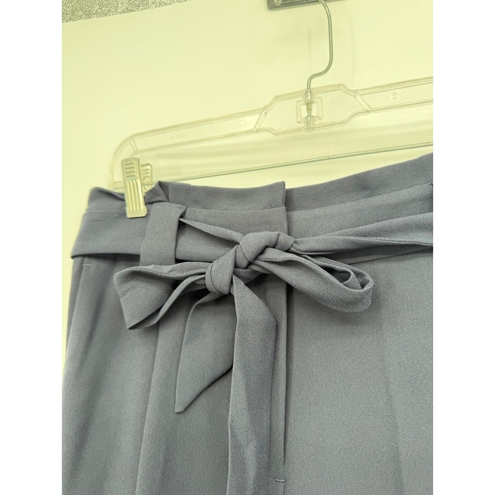 Express Dress Pants High Waist Tie Belt Paperbag Office Attire Career Trousers 4 - Picture 6 of 11